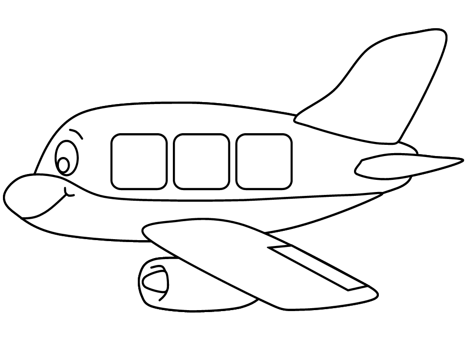 Раскраска Самолеты. Раскраска 19
