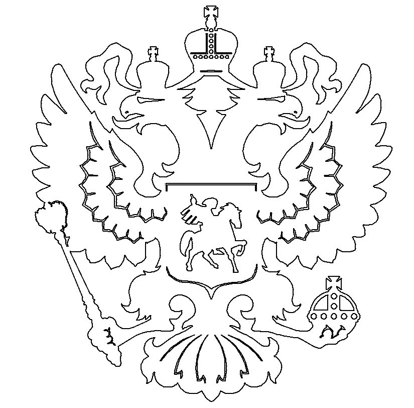 Раскраска Флаг и герб России. Раскраска 19
