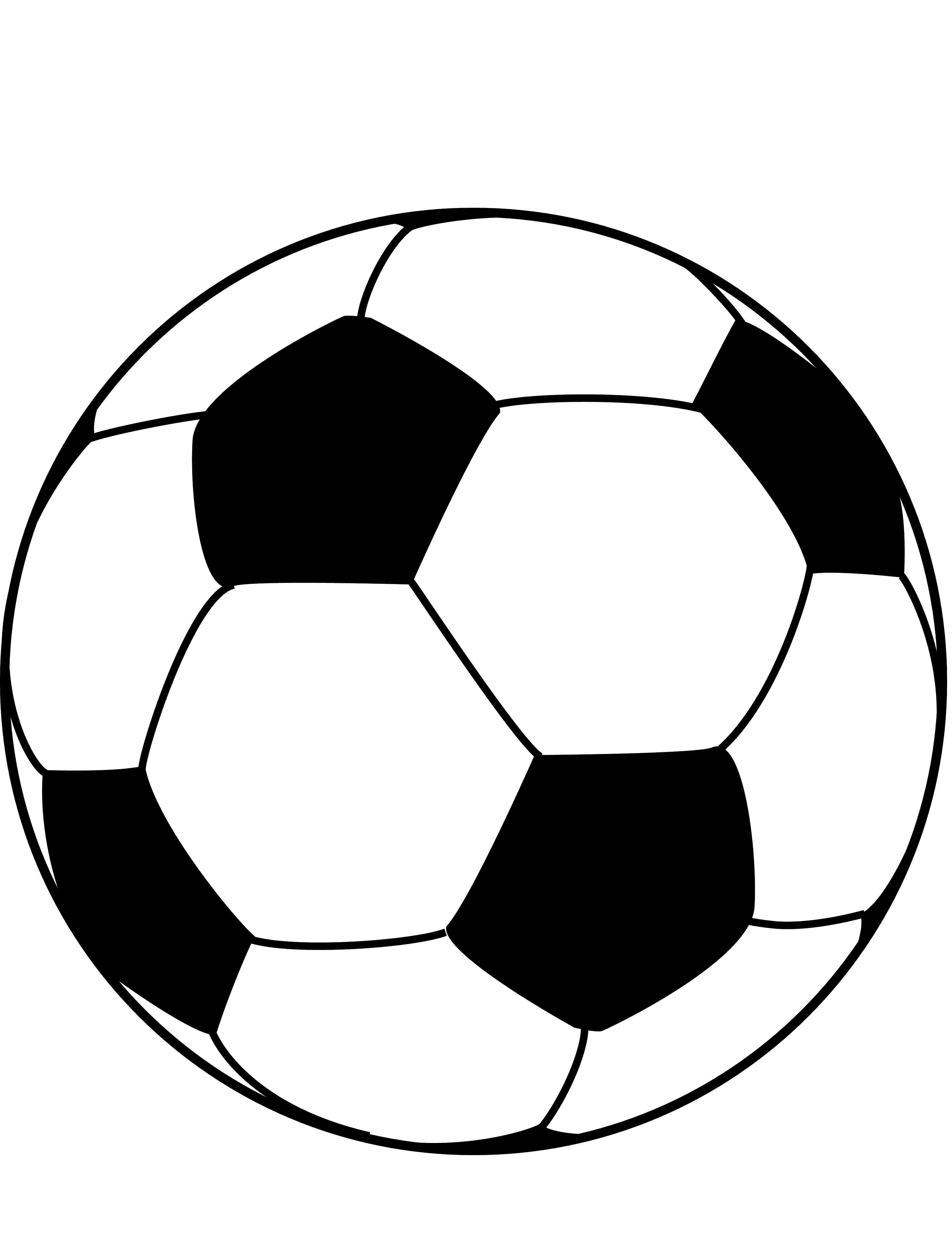 Раскраски Футбольный мяч