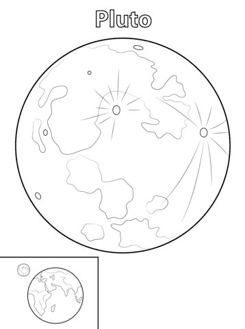 Раскраска Солнечная система. Раскраска 10