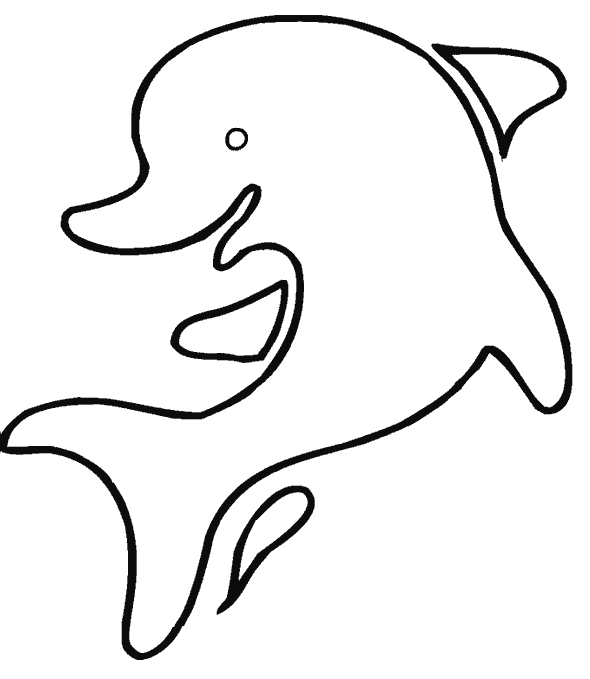 Раскраска Дельфин. Раскраска 25
