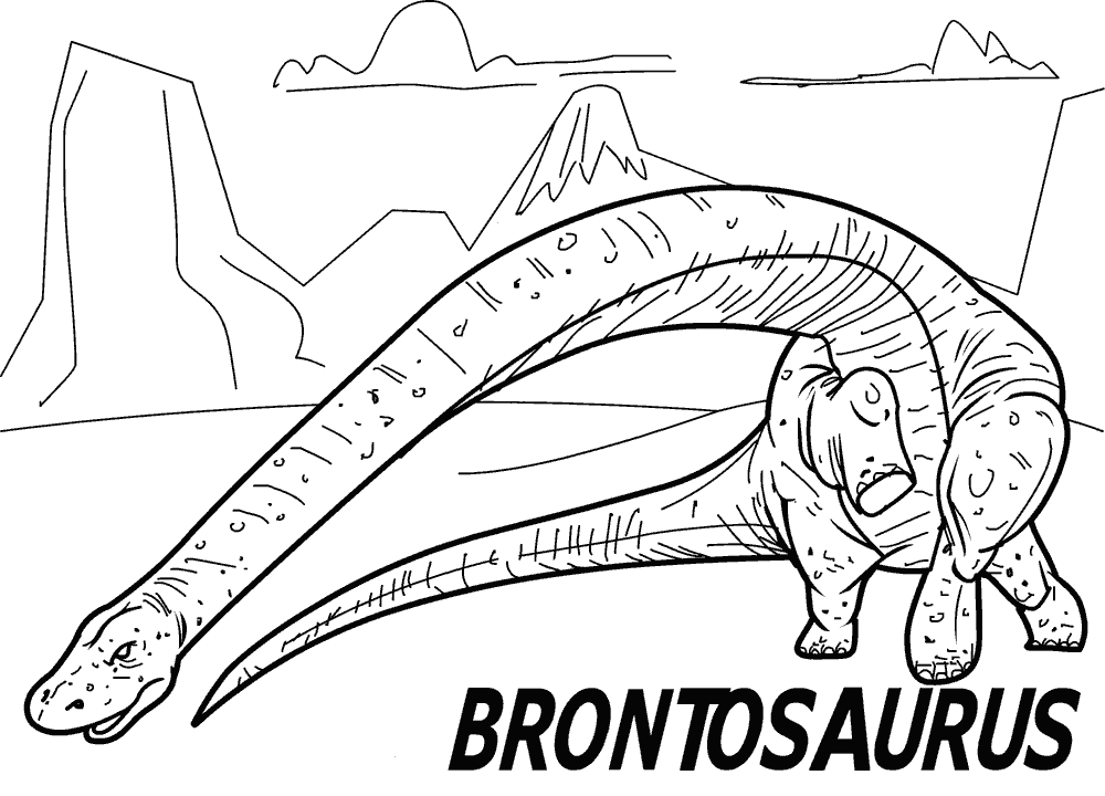 Раскраска Динозавры. Раскраска 4