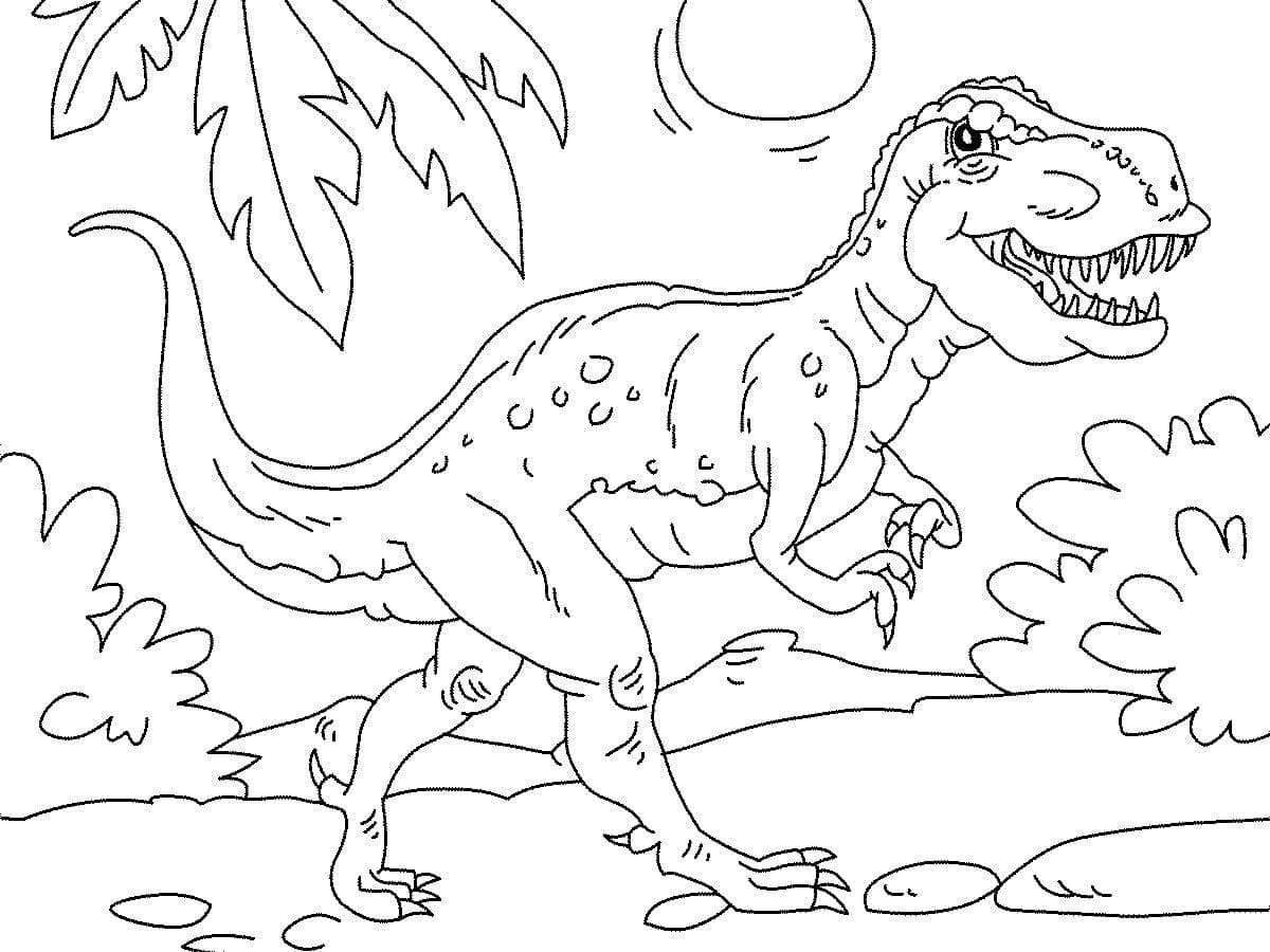 Раскраска Динозавры. Раскраска 30