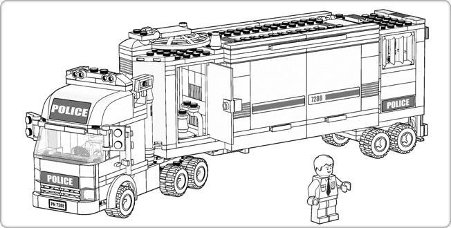 Раскраски ЛЕГО (LEGO). Раскраска 31