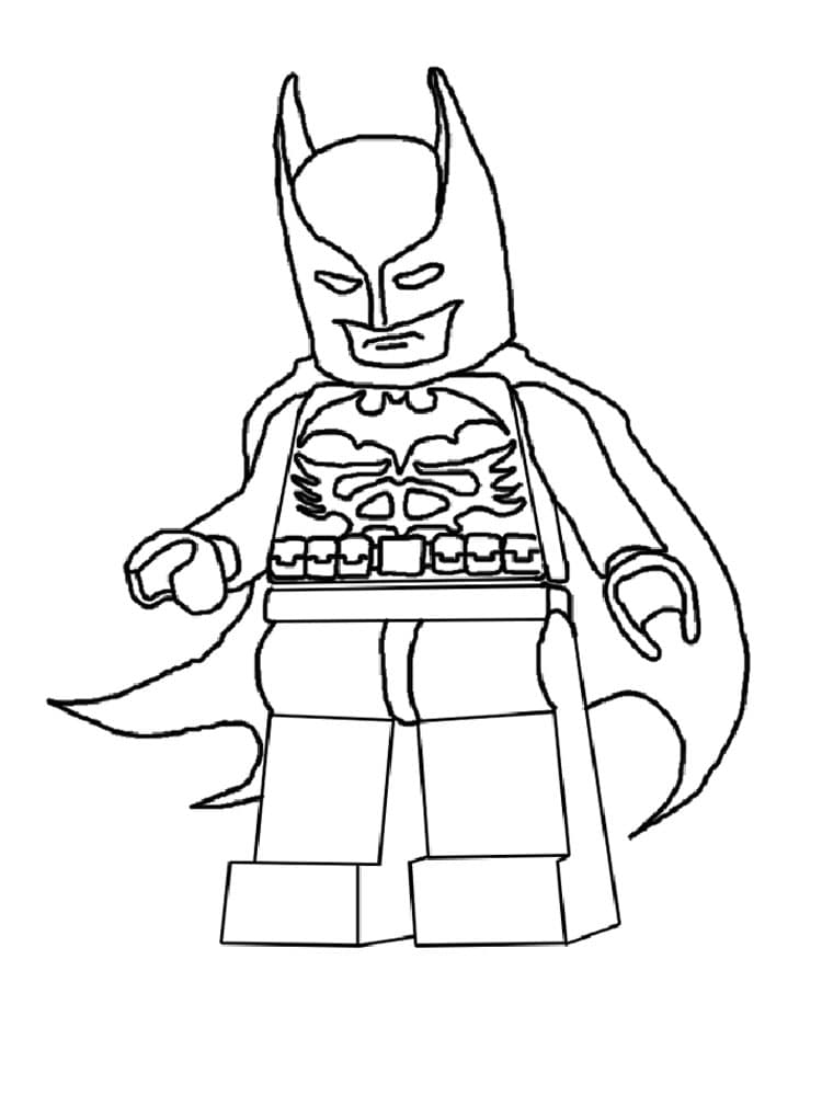 Раскраска Лего Бэтмен. Раскраска 6